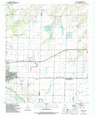 United States Geological Survey Carlisle, AR (1994, 24000-Scale) digital map