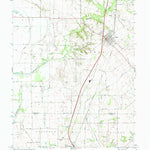 United States Geological Survey Carlisle, IN (1974, 24000-Scale) digital map
