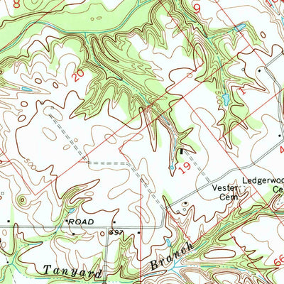 United States Geological Survey Carlisle, IN (1974, 24000-Scale) digital map