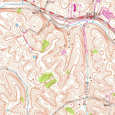 United States Geological Survey Carlisle, KY (1953, 24000-Scale) digital map