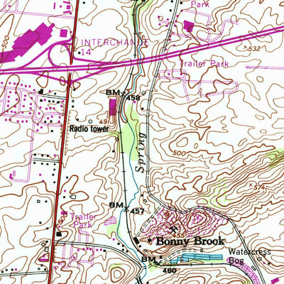United States Geological Survey Carlisle, PA (1952, 24000-Scale) digital map