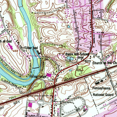United States Geological Survey Carlisle, PA (1952, 24000-Scale) digital map