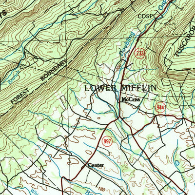 United States Geological Survey Carlisle, PA (1984, 100000-Scale) digital map