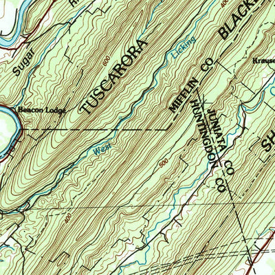 United States Geological Survey Carlisle, PA (1984, 100000-Scale) digital map