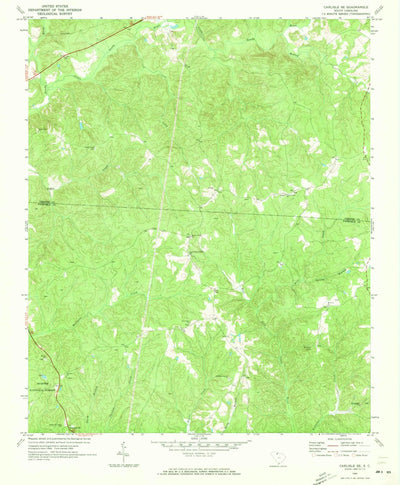 United States Geological Survey Carlisle SE, SC (1969, 24000-Scale) digital map
