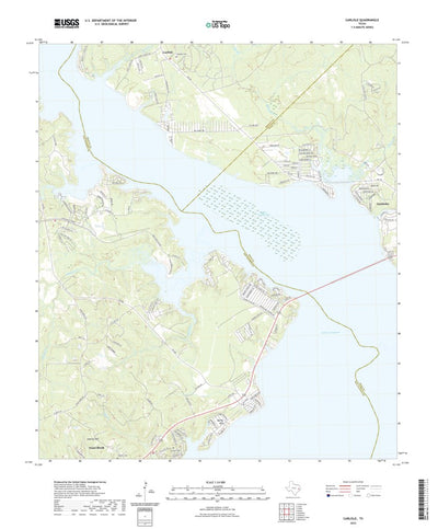 United States Geological Survey Carlisle, TX (2022, 24000-Scale) digital map