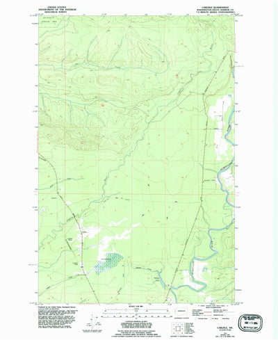 United States Geological Survey Carlisle, WA (1955, 24000-Scale) digital map