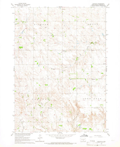 United States Geological Survey Carlock, SD (1964, 24000-Scale) digital map