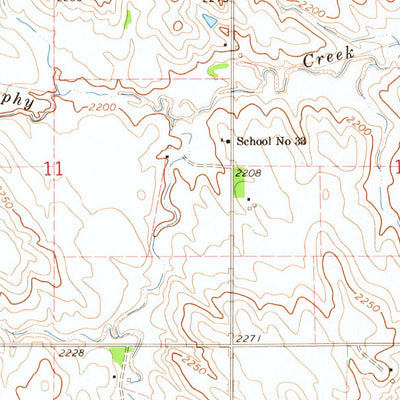 United States Geological Survey Carlock, SD (1964, 24000-Scale) digital map