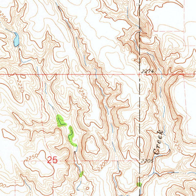 United States Geological Survey Carlock, SD (1964, 24000-Scale) digital map