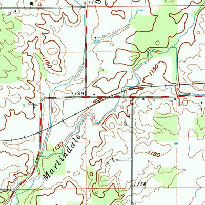 United States Geological Survey Carlos, IN (1960, 24000-Scale) digital map