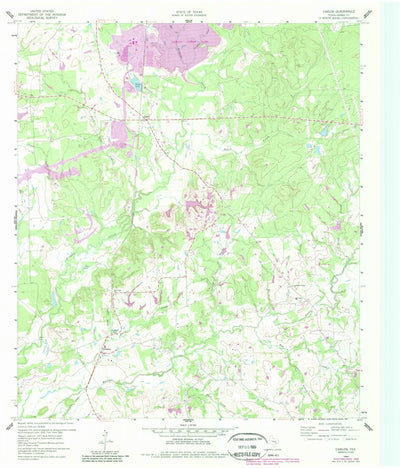 United States Geological Survey Carlos, TX (1960, 24000-Scale) digital map