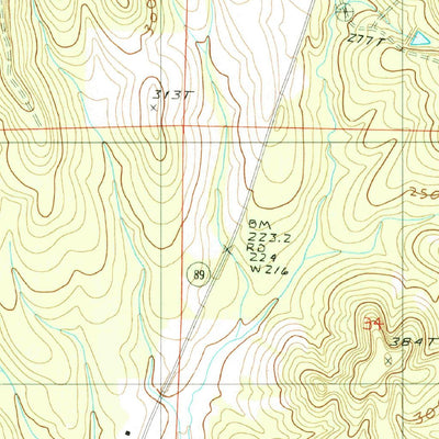 United States Geological Survey Carlowville, AL (1987, 24000-Scale) digital map