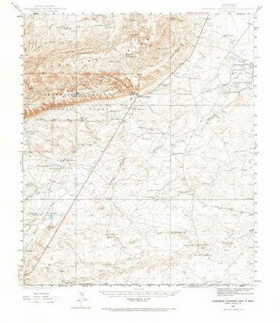 United States Geological Survey Carlsbad Caverns East, NM-TX (1945, 62500-Scale) digital map
