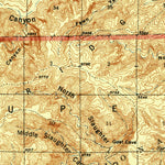 United States Geological Survey Carlsbad Caverns West, NM-TX (1943, 62500-Scale) digital map
