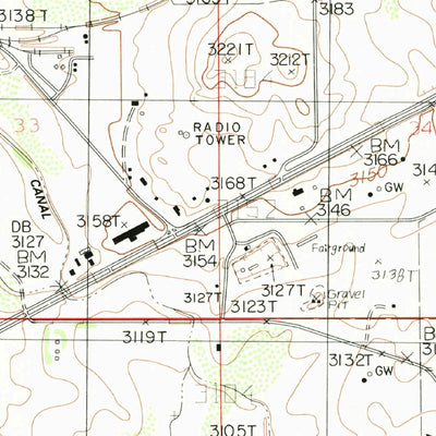 United States Geological Survey Carlsbad East, NM (1985, 24000-Scale) digital map