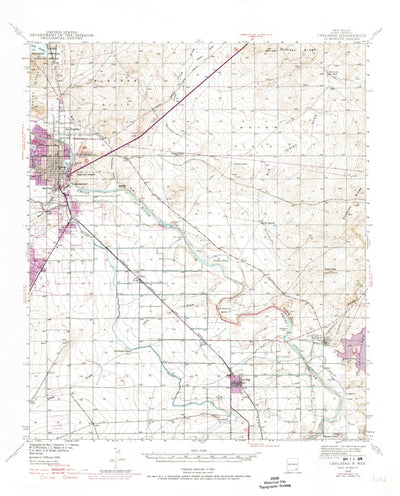 United States Geological Survey Carlsbad, NM (1939, 62500-Scale) digital map