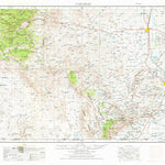 United States Geological Survey Carlsbad, NM-TX (1954, 250000-Scale) digital map
