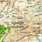 United States Geological Survey Carlsbad, NM-TX (1958, 250000-Scale) digital map