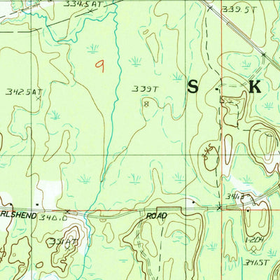 United States Geological Survey Carlshend, MI (1985, 24000-Scale) digital map