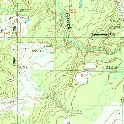 United States Geological Survey Carlshend, MI (1985, 24000-Scale) digital map
