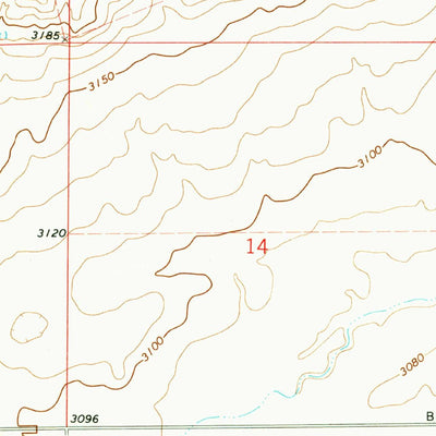 United States Geological Survey Carlson Coulee, MT (1970, 24000-Scale) digital map