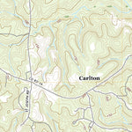 United States Geological Survey Carlton, AL (2020, 24000-Scale) digital map