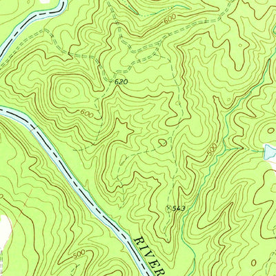 United States Geological Survey Carlton, GA (1972, 24000-Scale) digital map