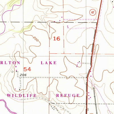United States Geological Survey Carlton, OR (1957, 24000-Scale) digital map