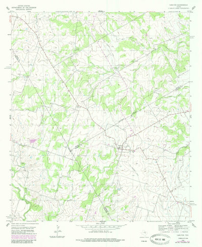 United States Geological Survey Carlton, TX (1956, 24000-Scale) digital map