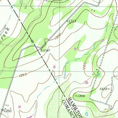 United States Geological Survey Carlton, TX (1956, 24000-Scale) digital map