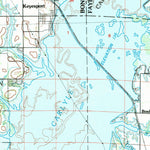 United States Geological Survey Carlyle Lake, IL (1985, 100000-Scale) digital map