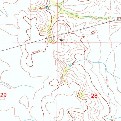 United States Geological Survey Carlyle, MT-ND (1997, 24000-Scale) digital map