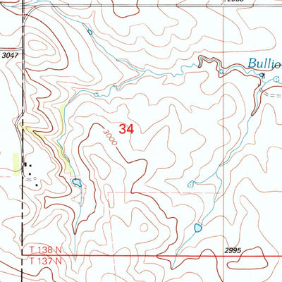 United States Geological Survey Carlyle, MT-ND (1997, 24000-Scale) digital map