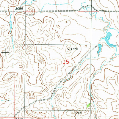 United States Geological Survey Carlyle NW, MT (1981, 24000-Scale) digital map