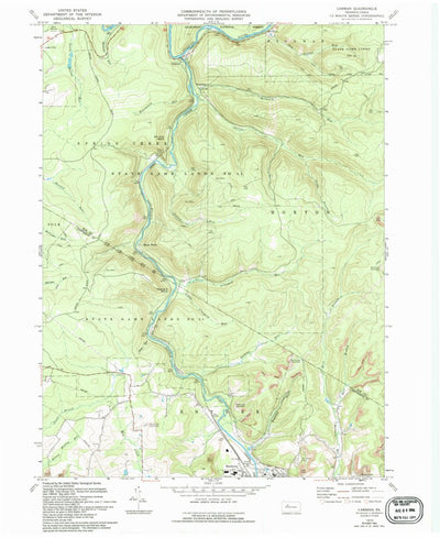 United States Geological Survey Carman, PA (1970, 24000-Scale) digital map
