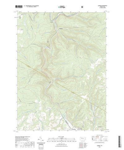 United States Geological Survey Carman, PA (2023, 24000-Scale) digital map