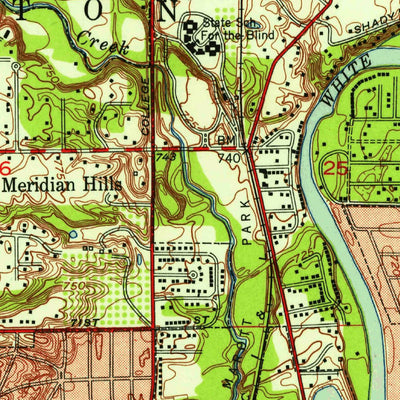 United States Geological Survey Carmel, IN (1952, 24000-Scale) digital map