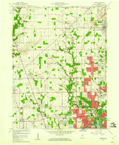 United States Geological Survey Carmel, IN (1959, 24000-Scale) digital map