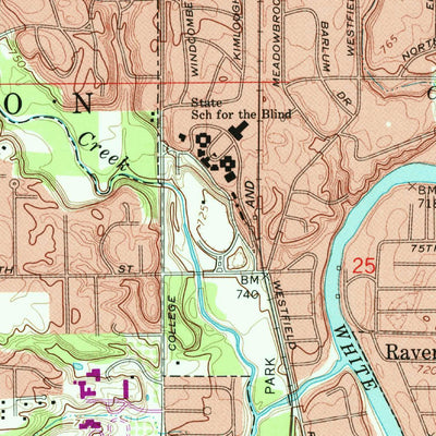 United States Geological Survey Carmel, IN (1967, 24000-Scale) digital map