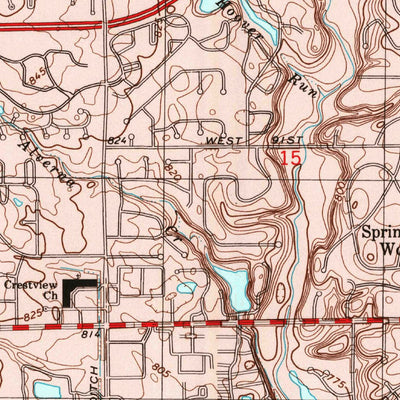 United States Geological Survey Carmel, IN (1998, 24000-Scale) digital map