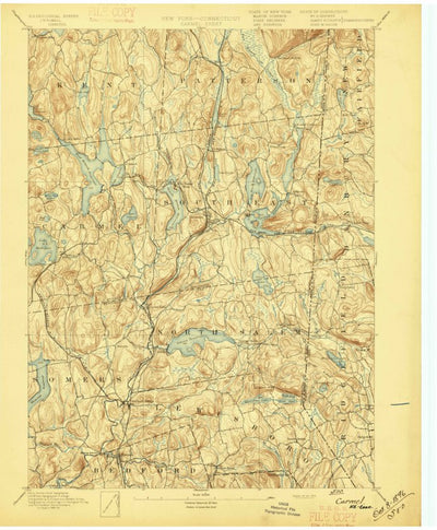 United States Geological Survey Carmel, NY-CT (1894, 62500-Scale) digital map
