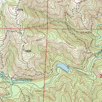 United States Geological Survey Carmel Valley, CA (1995, 24000-Scale) digital map