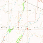 United States Geological Survey Carmen, OK (1968, 24000-Scale) digital map