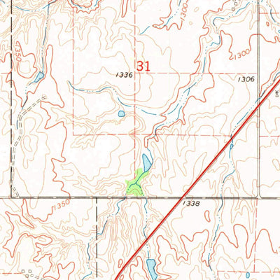 United States Geological Survey Carmen, OK (1968, 24000-Scale) digital map
