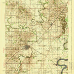 United States Geological Survey Carmi, IL-IN (1943, 62500-Scale) digital map