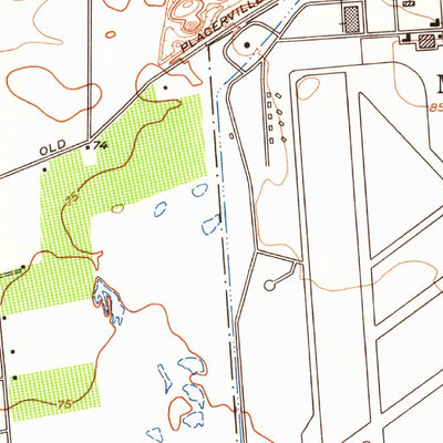 United States Geological Survey Carmichael, CA (1954, 24000-Scale) digital map