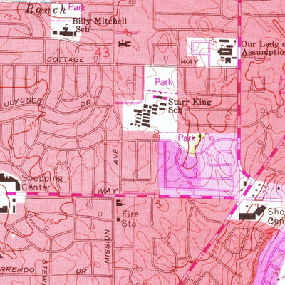 United States Geological Survey Carmichael, CA (1967, 24000-Scale) digital map