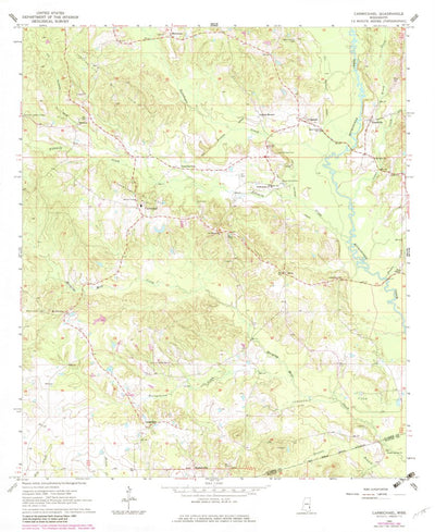 United States Geological Survey Carmichael, MS (1964, 24000-Scale) digital map