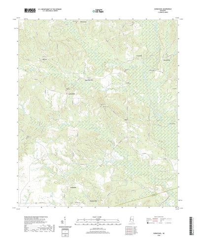 United States Geological Survey Carmichael, MS (2020, 24000-Scale) digital map
